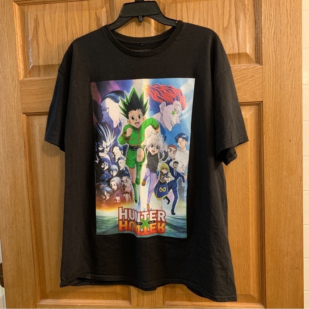 Hunter X Hunter Japan Manga Anime Men's T-Shirt Black Size XL Gon Freecss HxH
